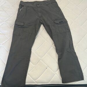 Wrangler Gray Cargo Pants Classic Style